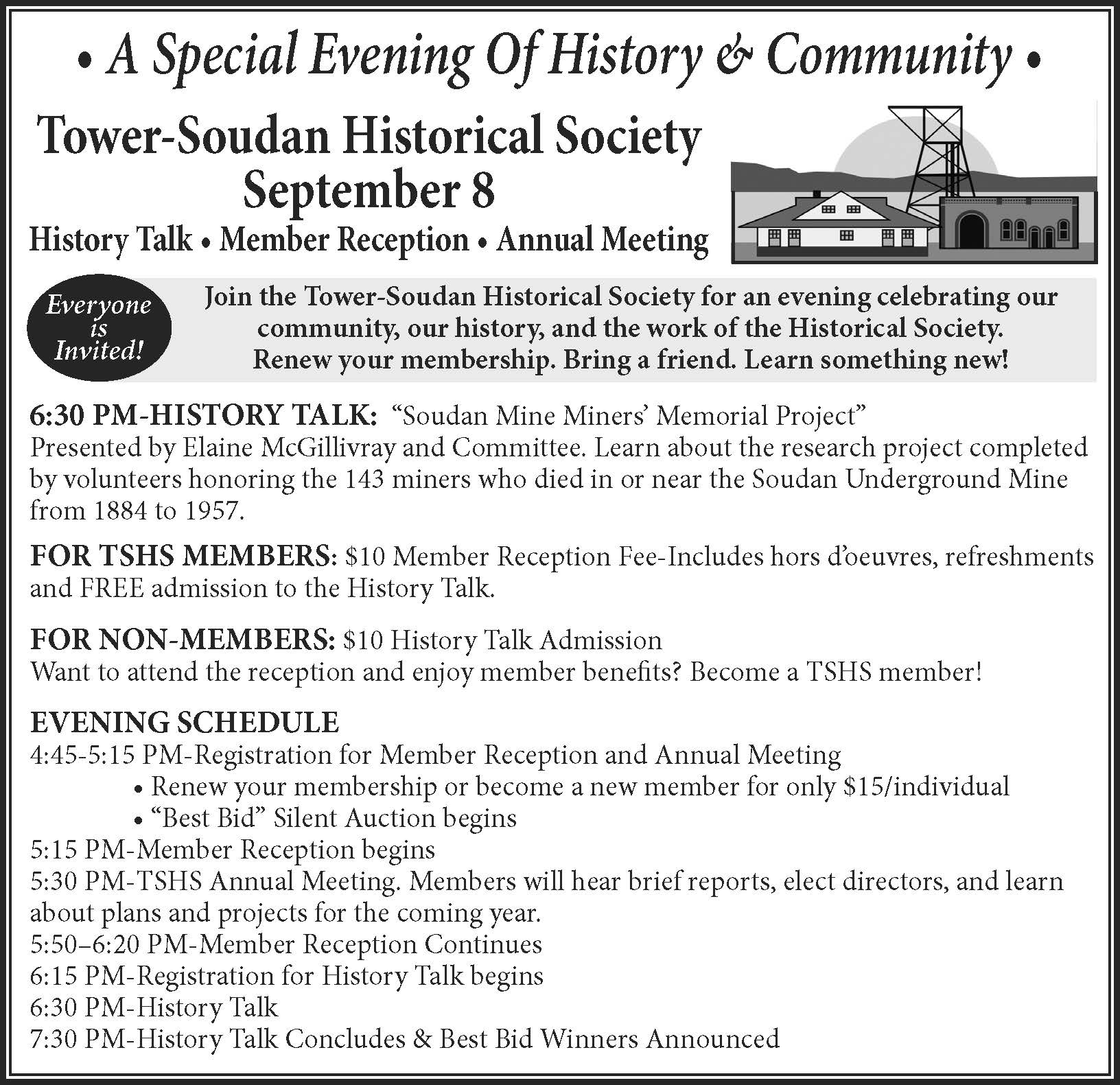 Annual Membership Dinner and Meeting